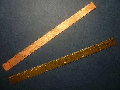 Flexible ruler - Inch scale