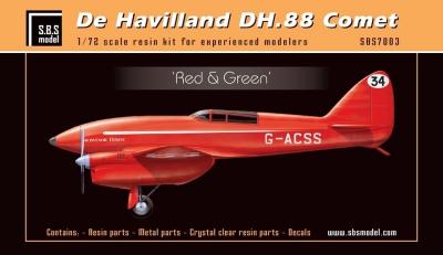 De Havilland DH-88 Comet 'Red & Green' full resin kit