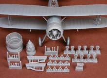 Gloster Gladiator Mk.I/Mk.II engine & cowling