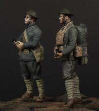 USMC officer & soldier (WW I) - 1.