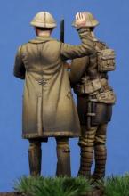 British Officer & Soldier (WW I) - 3.