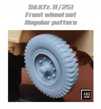Sd.Kfz 11. / 251. front wheel set (Regular pattern - sagged) - 1.